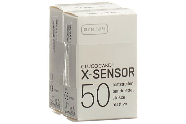 Glucocard X-Sensor bandelettes 100 pce