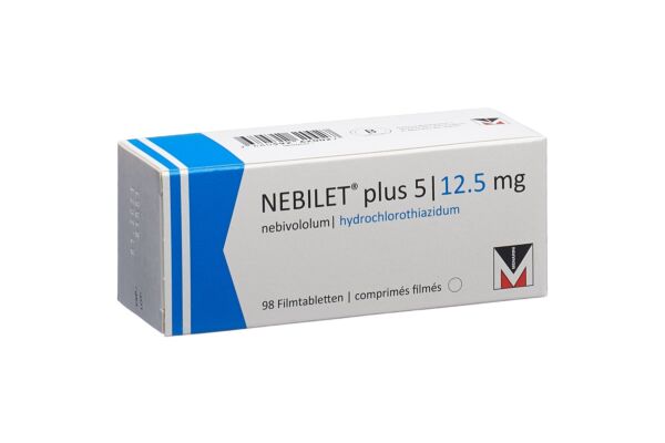 Nebilet plus cpr pell 5/12.5 mg 98 pce