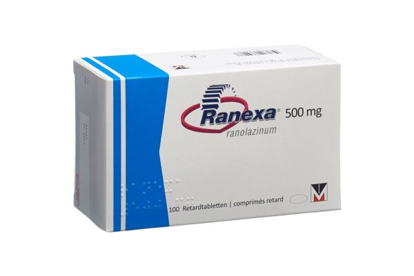 Ranexa cpr ret 500 mg 100 pce