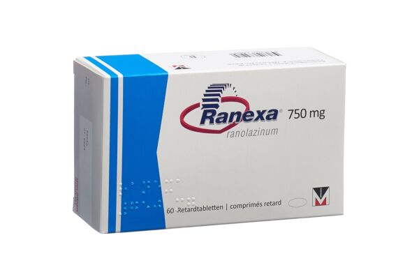 Ranexa cpr ret 750 mg 60 pce