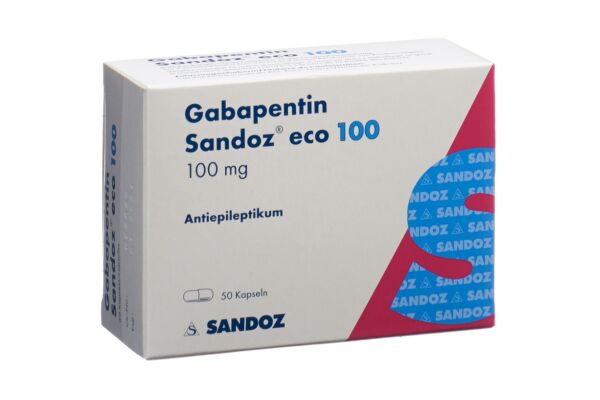 Gabapentine Sandoz eco caps 100 mg 50 pce