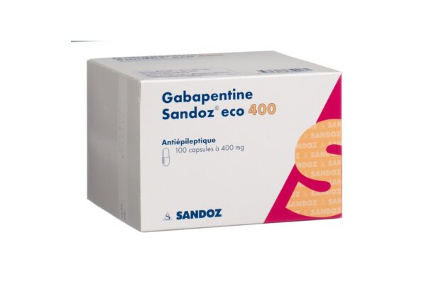 Gabapentin Sandoz eco Kaps 400 mg 100 Stk