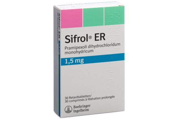 Sifrol ER cpr ret 1.5 mg 30 pce