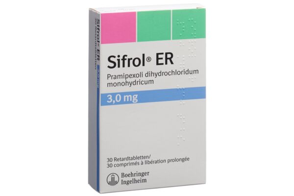 Sifrol ER cpr ret 3 mg 30 pce