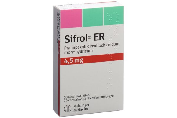 Sifrol ER cpr ret 4.5 mg 30 pce