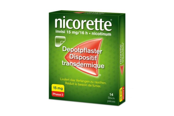 Nicorette Invisi patch 15 mg/16h 14 pce