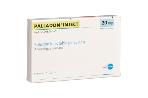 PALLADON INJECT prép inj perf 20 mg/ml 5 amp 1 ml
