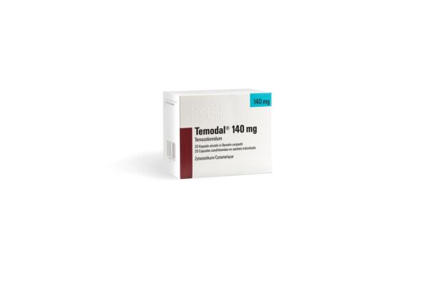 Temodal caps 140 mg sach 20 pce