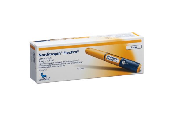 Norditropin FlexPro Inj Lös 5 mg Fertpen 1.5 ml