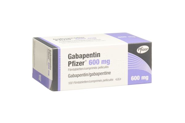 Gabapentin Pfizer cpr pell 600 mg 100 pce