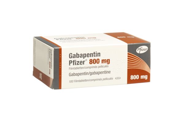 Gabapentin Pfizer Filmtabl 800 mg 100 Stk