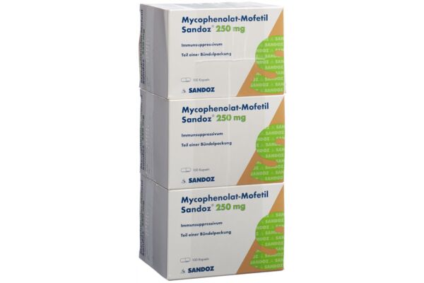 Mycophenolat-Mofetil Sandoz Kaps 250 mg 300 Stk