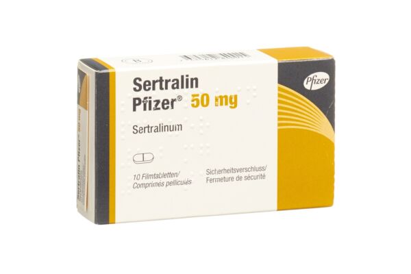 Sertralin Pfizer cpr pell 50 mg 10 pce