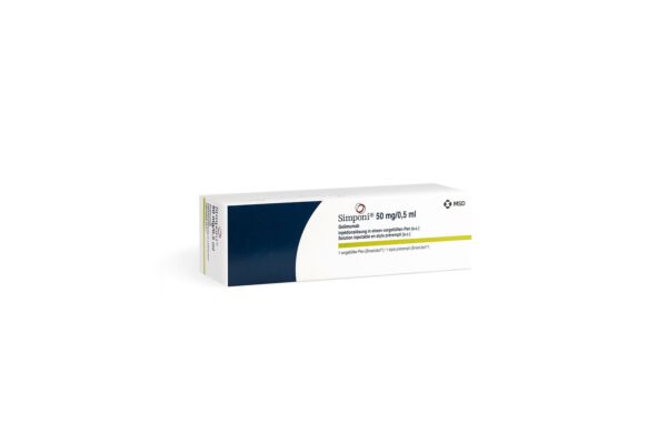 Simponi Fertigpen Inj Lös 50 mg/0.5ml 0.5 ml