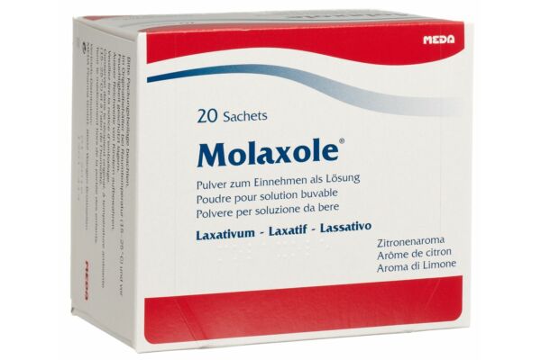 Molaxole pdr pour solution buvable sach 20 pce