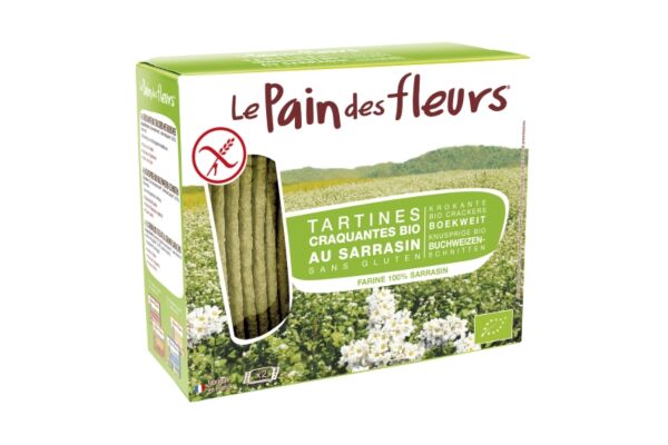 Le Pain des Fleurs sarrasin bio sans gluten (12 Pocket-Packs) 300 g
