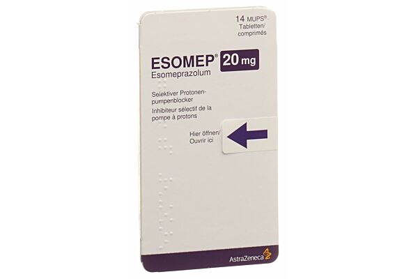Esomep MUPS Tabl 20 mg 14 Stk