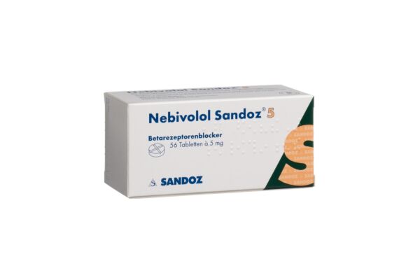 Nebivolol Sandoz Tabl 5 mg 56 Stk