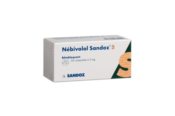 Nébivolol Sandoz cpr 5 mg 56 pce