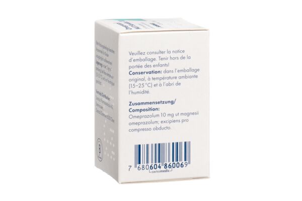 Oméprazole MUT Sandoz cpr pell 10 mg bte 28 pce