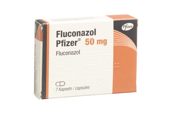 Fluconazol Pfizer caps 50 mg 7 pce