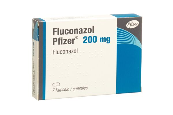 Fluconazol Pfizer caps 200 mg 7 pce