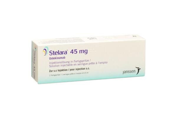 Stelara Inj Lös 45 mg/0.5ml Fertigspritze 0.5 ml