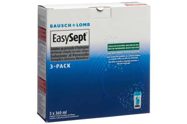 Bausch Lomb EasySept Peroxide solution 3 x 360 ml