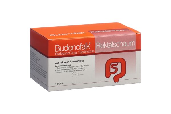 Budenofalk mousse rect 2 mg/dose 14 dos