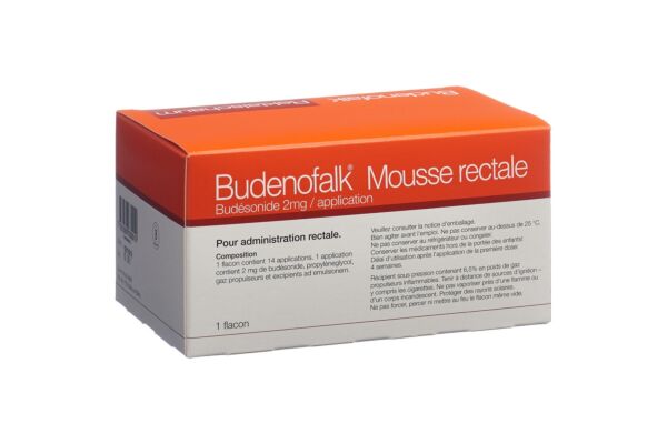 Budenofalk mousse rect 2 mg/dose 14 dos