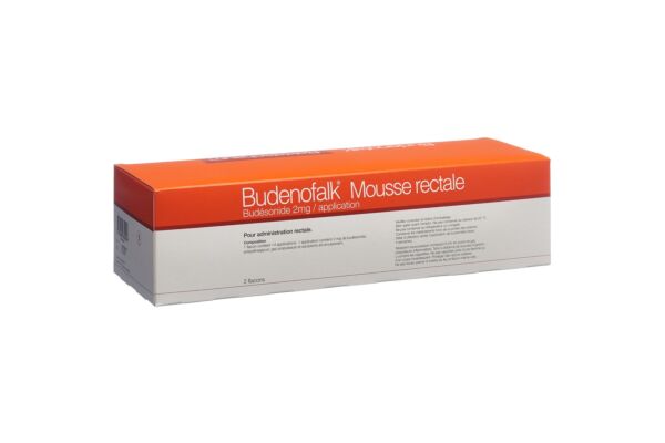 Budenofalk mousse rect 2 mg/dose 2 x 14 dos