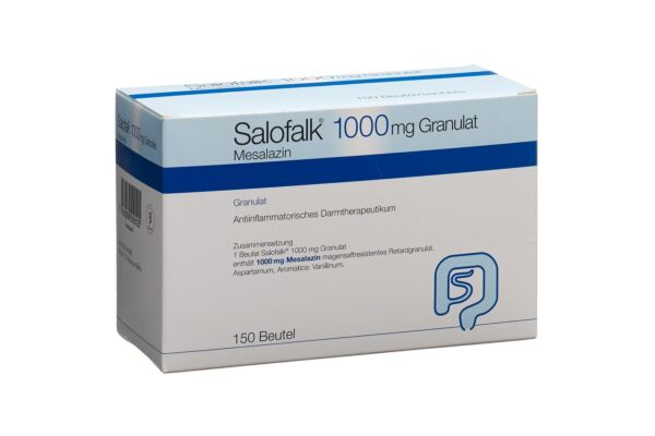 Salofalk gran 1000 mg sach 150 pce