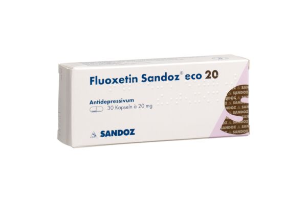 Fluoxetin Sandoz eco Kaps 20 mg 30 Stk