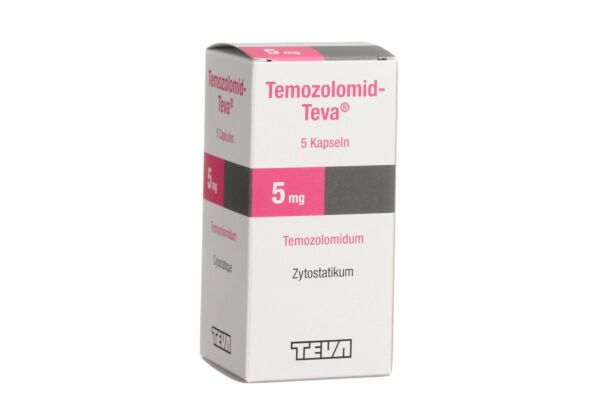 Temozolomid-Teva Kaps 5 mg Fl 5 Stk