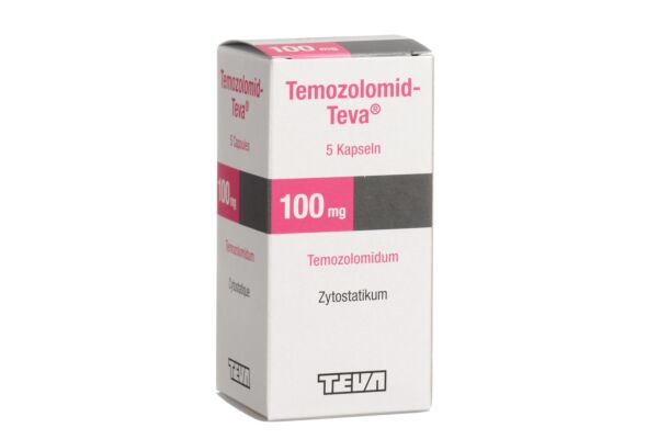 Temozolomid-Teva caps 100 mg fl 5 pce