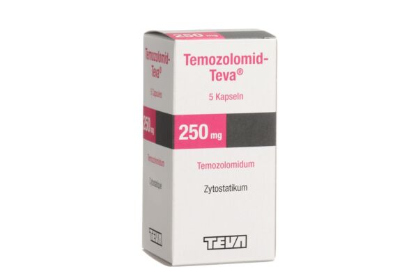 Temozolomid-Teva Kaps 250 mg Fl 5 Stk