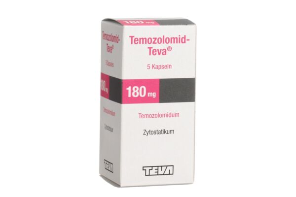 Temozolomid-Teva caps 180 mg fl 5 pce