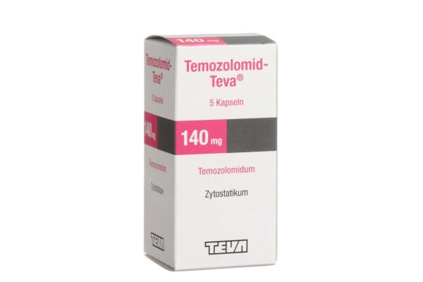 Temozolomid-Teva Kaps 140 mg Fl 5 Stk