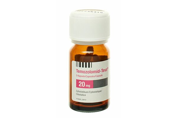Temozolomid-Teva Kaps 20 mg Fl 20 Stk