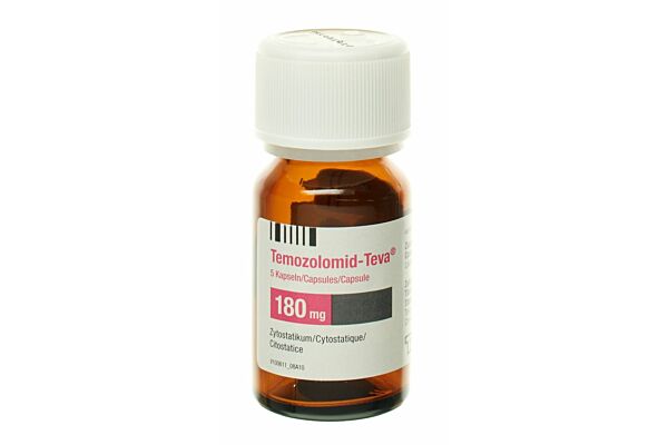 Temozolomid-Teva Kaps 180 mg Fl 20 Stk