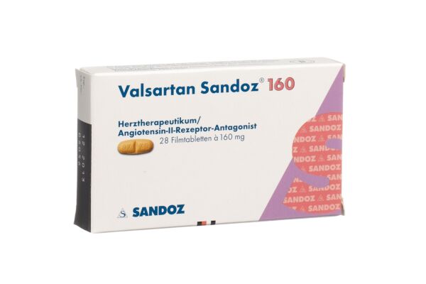 Valsartan Sandoz cpr pell 160 mg 28 pce