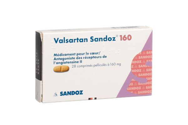 Valsartan Sandoz Filmtabl 160 mg 28 Stk
