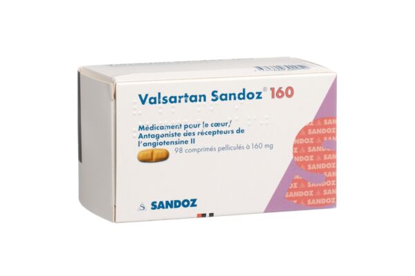 Valsartan Sandoz cpr pell 160 mg 98 pce