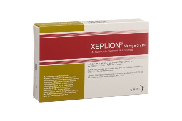 Xeplion susp inj 50 mg/0.5ml ser pré 0.5 ml