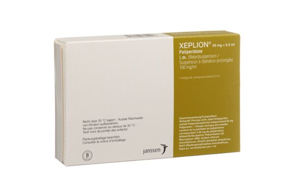 Xeplion Inj Susp 50 mg/0.5ml Fertspr 0.5 ml