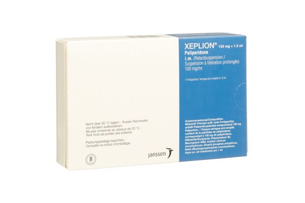 Xeplion susp inj 150 mg/1.5ml ser pré 1.5 ml