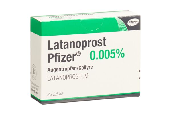 Latanoprost Pfizer Gtt Opht 3 Fl 2.5 ml