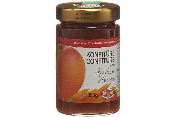 MORGA confiture abricots av fructose 350 g