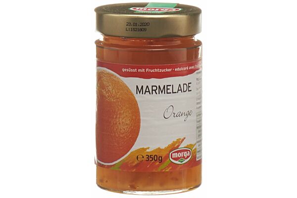 MORGA confiture orange av fructose 350 g