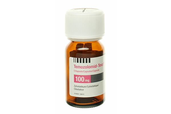 Temozolomid-Teva Kaps 100 mg Fl 20 Stk